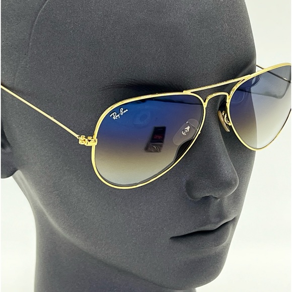 🆕 🕶️ RAY-BAN AVIATOR GRADIENT 😎 Model# RB3025 Lens Color: Blue